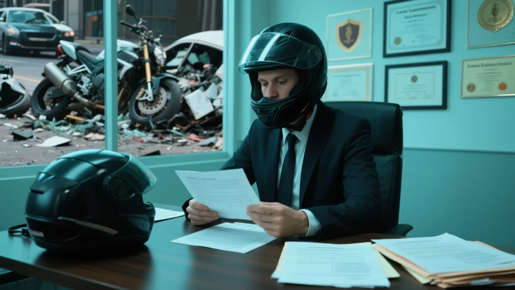 Motorcycle Accident Attorneys: Navigating Claims, Liability, and Helmet Law Compliance